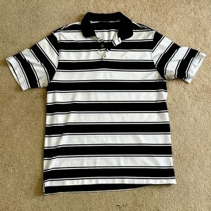 Nike Performance Large Golf Polo (Black/White)